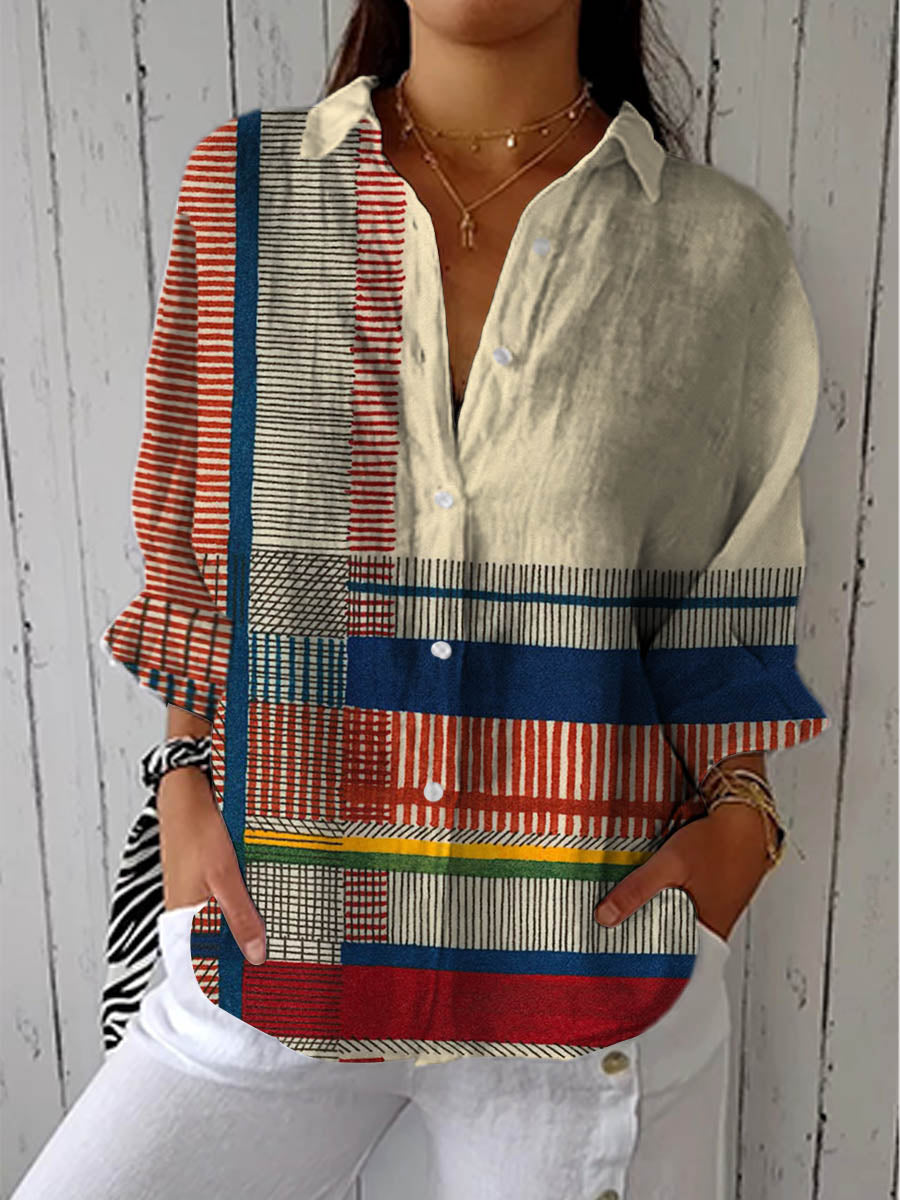 Freyja | Bluza z umetniškim vzorcem
