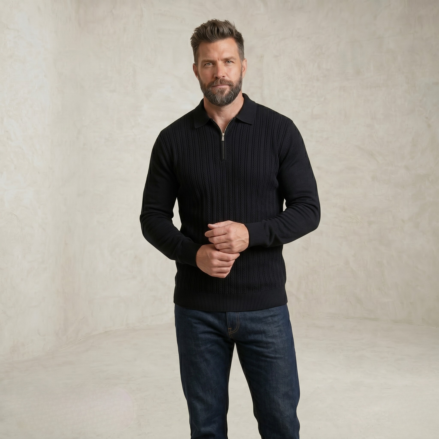Dean | jesenska Sproščen Polo pulover