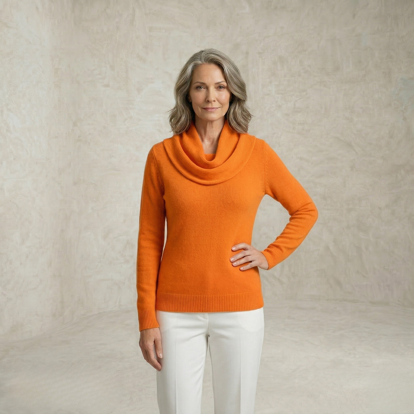 Delilah | Pleated Collar pulover