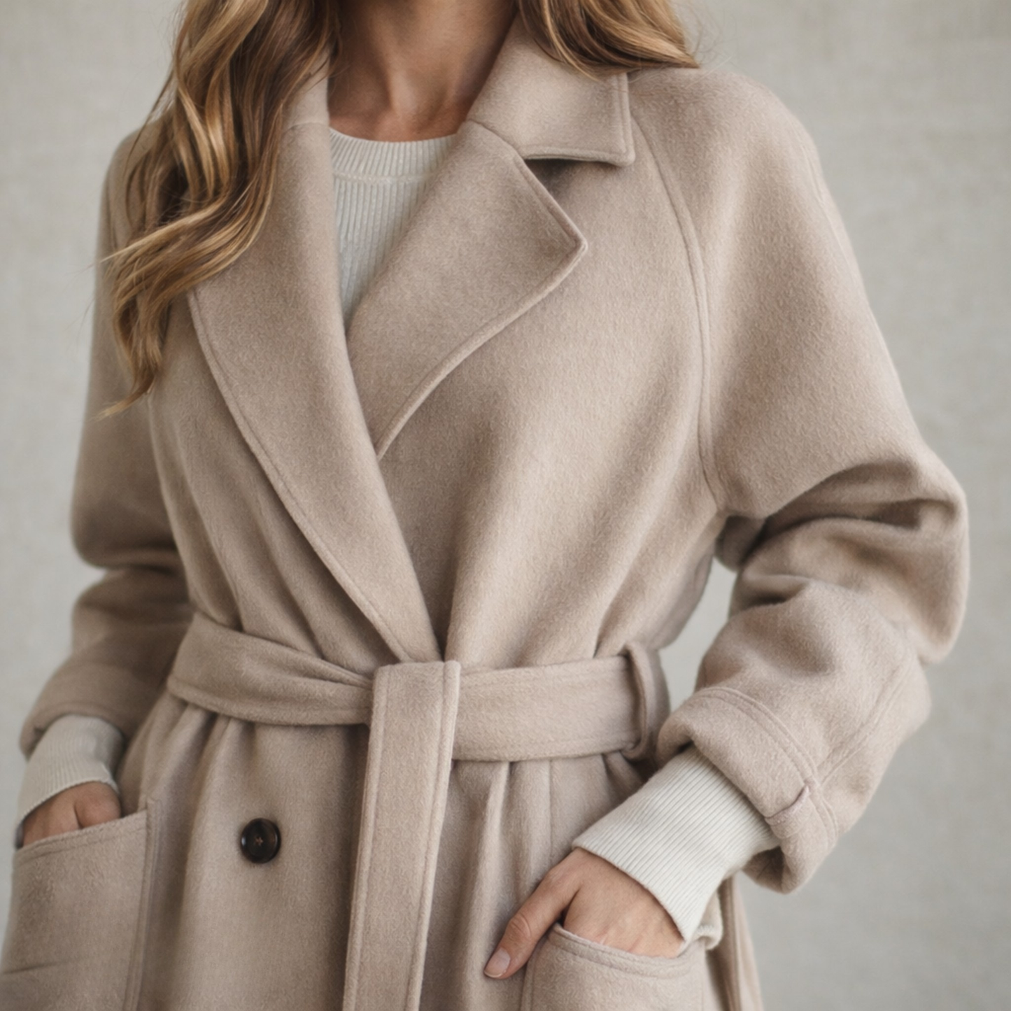 Patricia | klasična Collar plašč