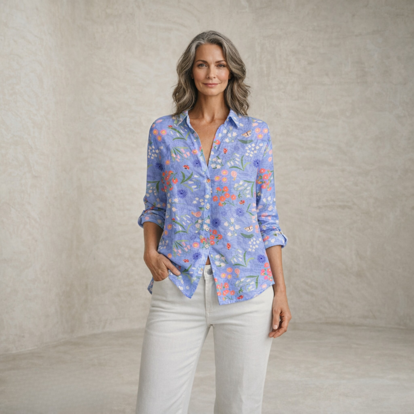 Renee | Igriva bluza s pasjim potiskom