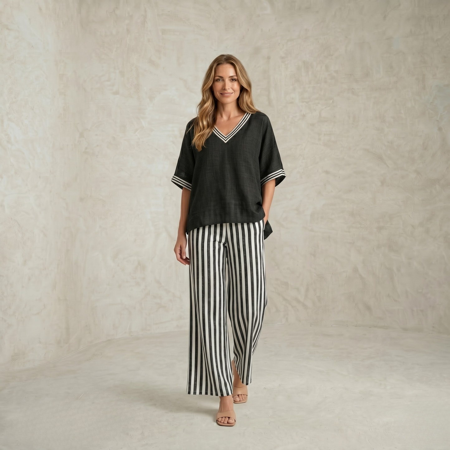 Tatiana | Eleganten lanen komplet