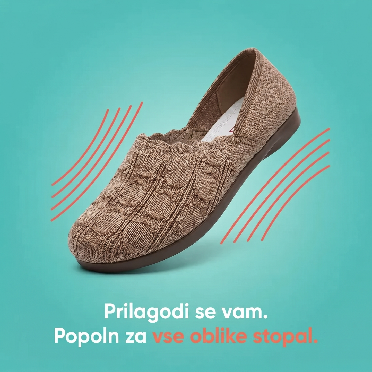 Portia I Lahki in zračni pleteni čevlji