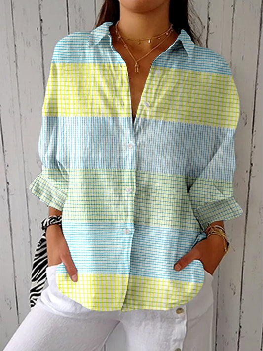 Filippa | Bluza s pastelnim mrežastim vzorcem