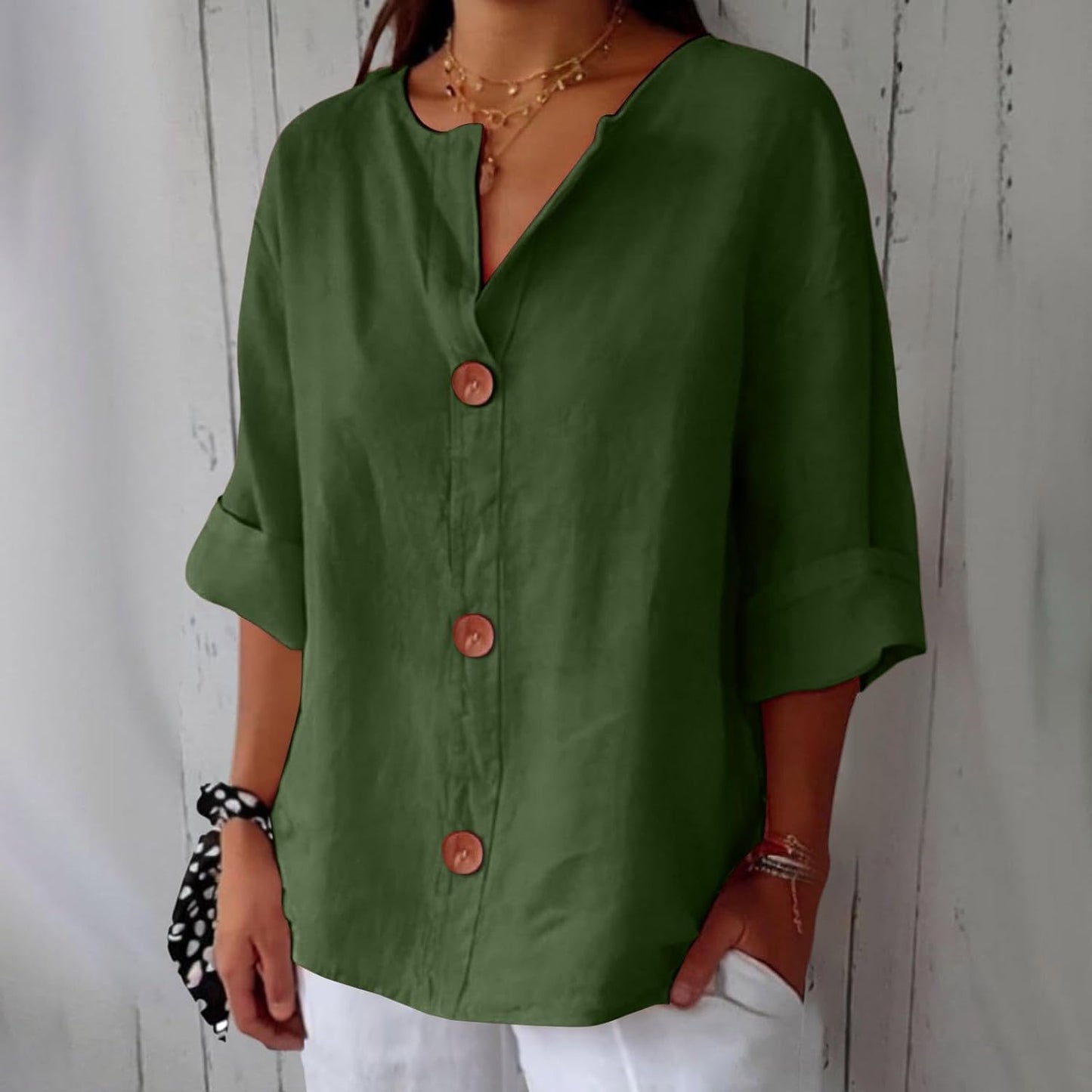Olivia | Ohlapna poletna bluza