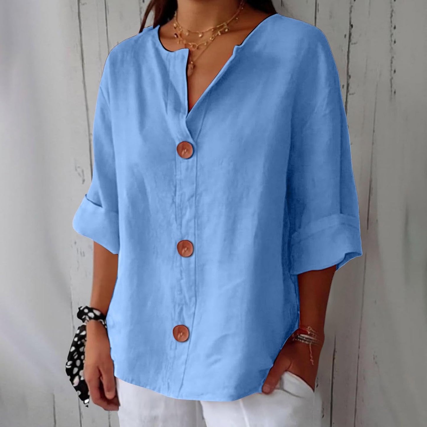 Olivia | Ohlapna poletna bluza