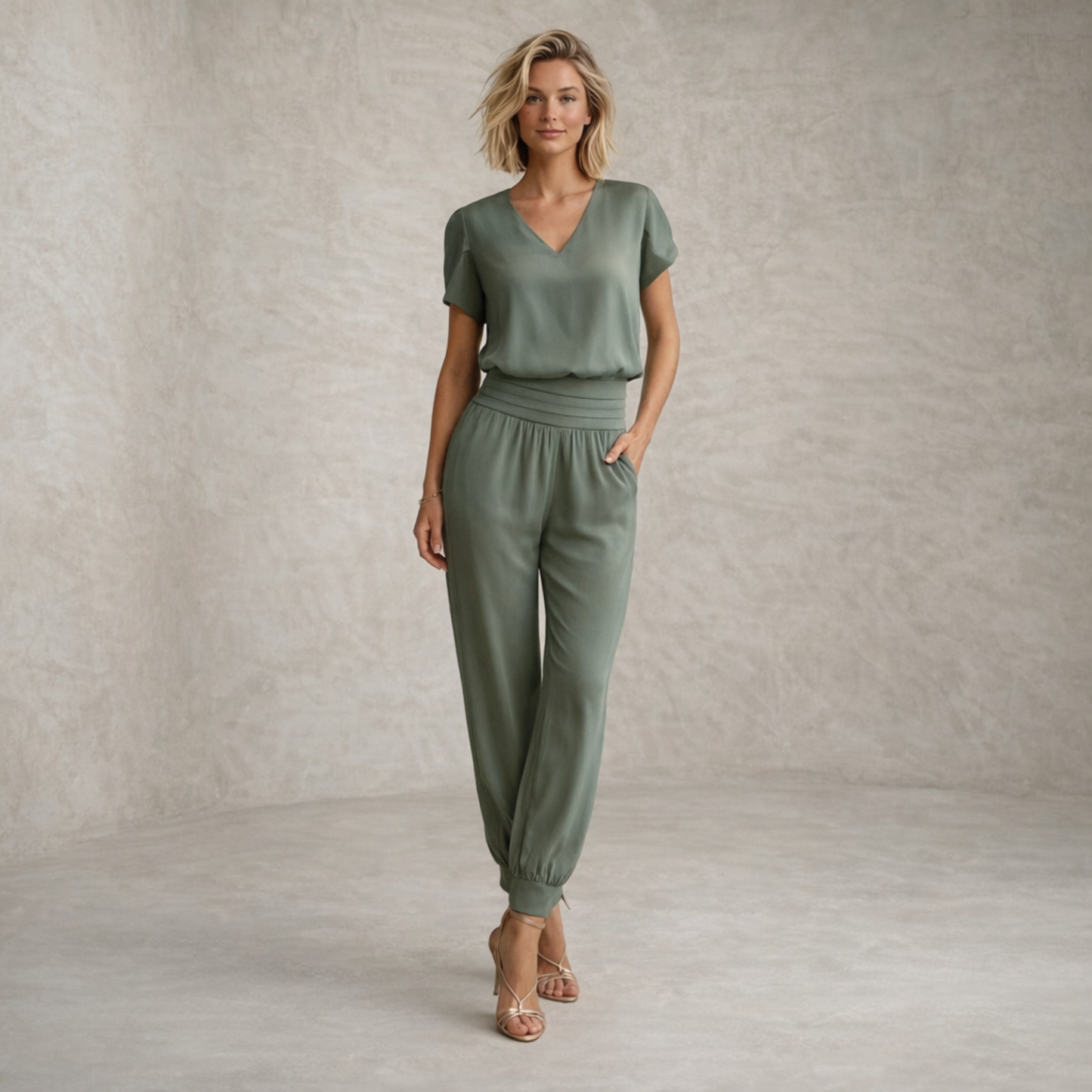 Anita | Moden komplet z bluzo in hlačami