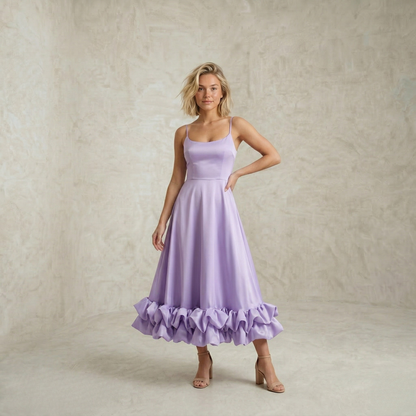 Charlotte – Elegantna padajoča obleka