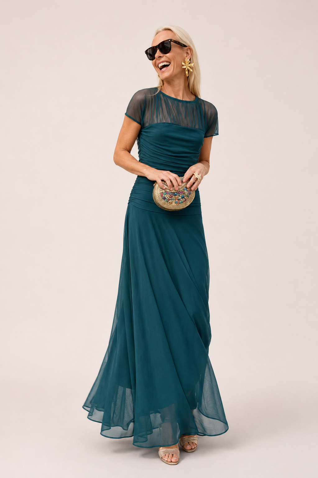 Lauren | Šifonska obleka za mehko eleganco