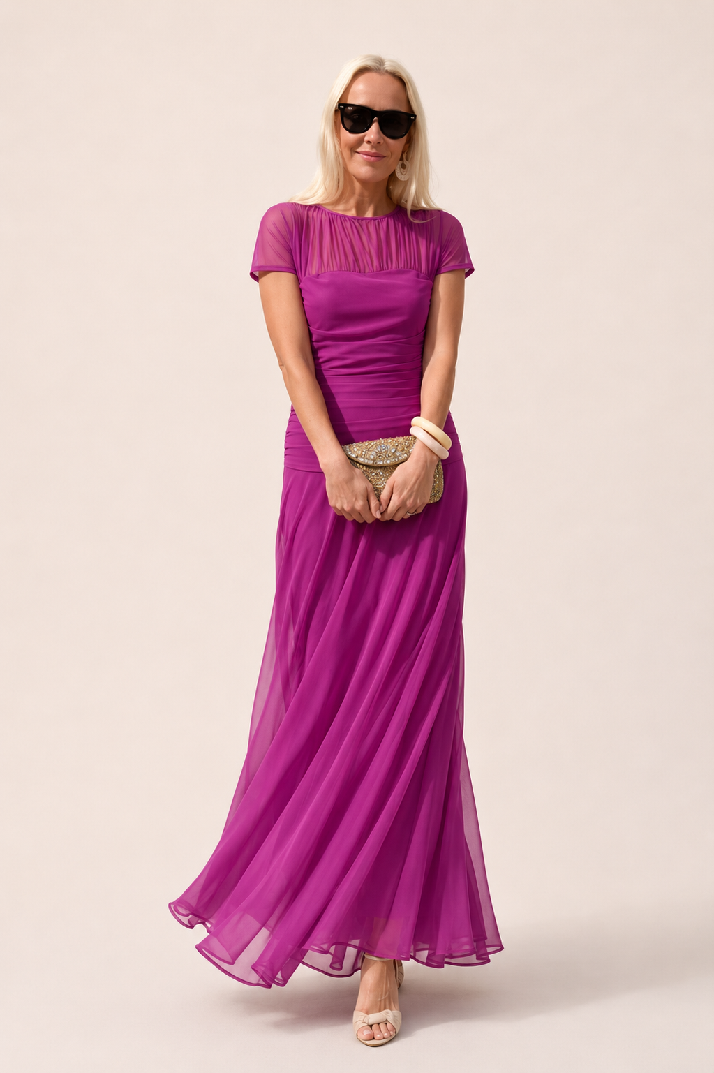 Lauren | Šifonska obleka za mehko eleganco