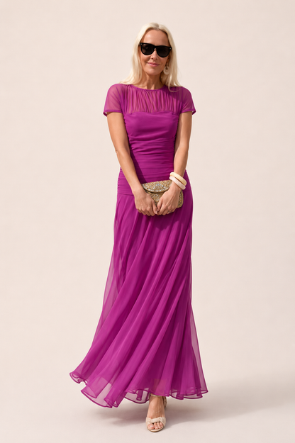 Lauren | Šifonska obleka za mehko eleganco