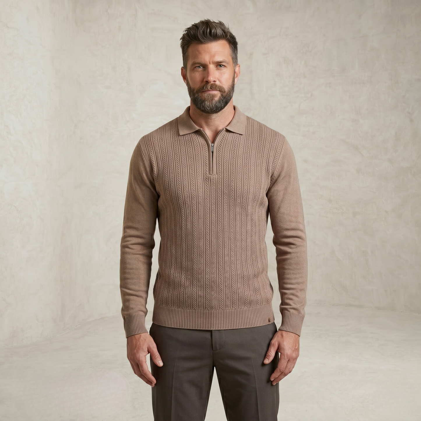 Dean | jesenska Sproščen Polo pulover