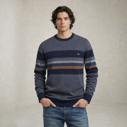 Jackson | multi-Črta Crewneck pulover