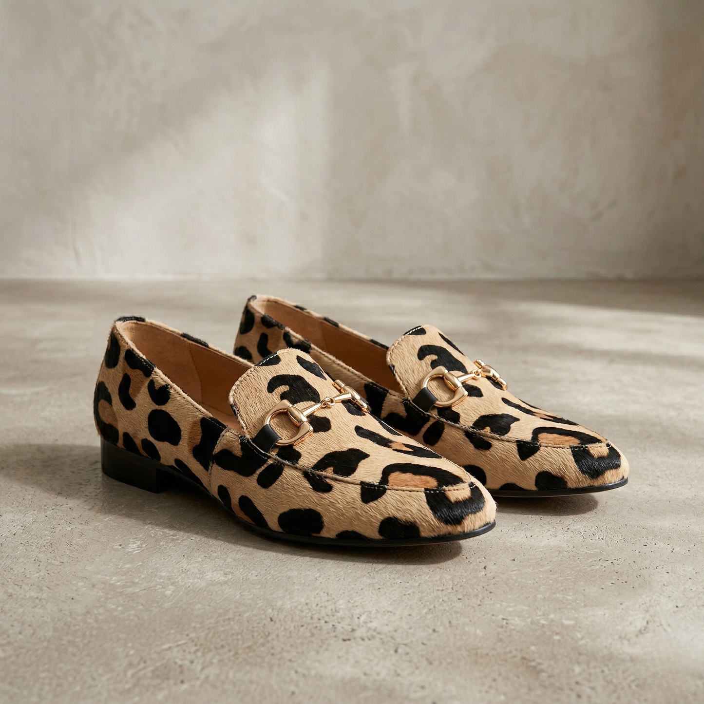 Karen | Udobni Mokasini z Leopardjim Vzorcem