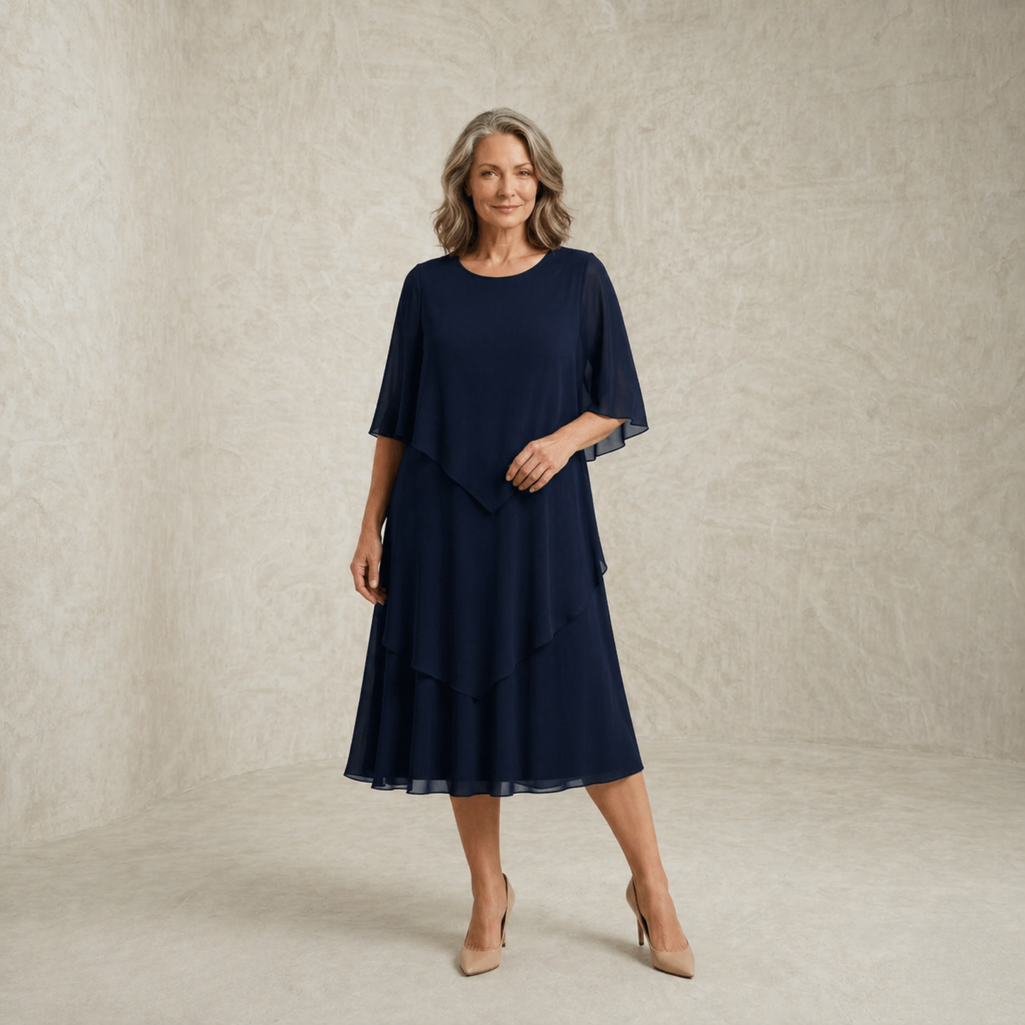 Lorraine | Elegantna obleka s sproščenim krojem