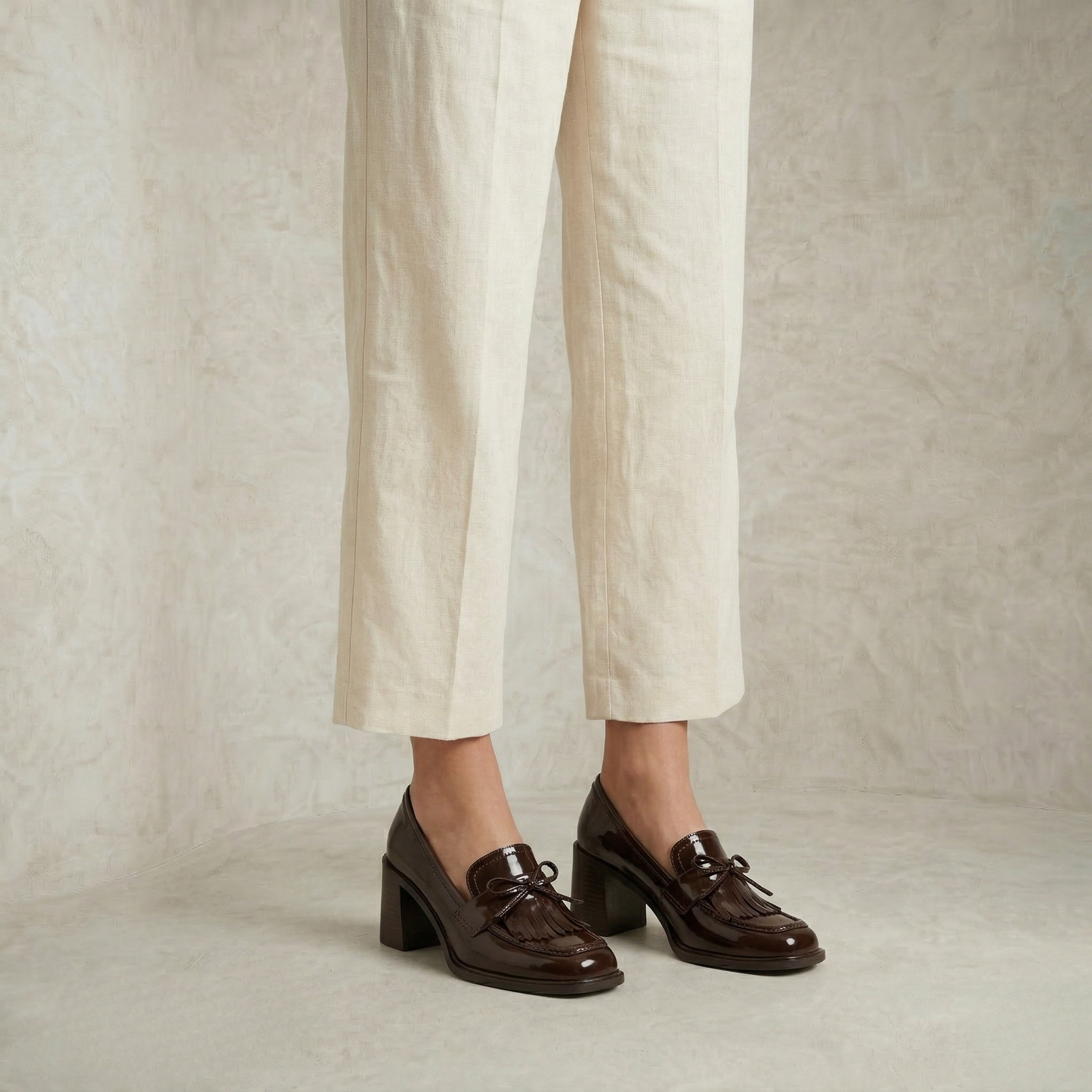 Lucia | Eleganten Mokasini s Polno Peto