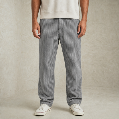 Martin | Textured z vrvico Corduroy hlače
