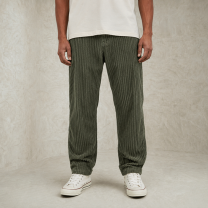 Martin | Textured z vrvico Corduroy hlače