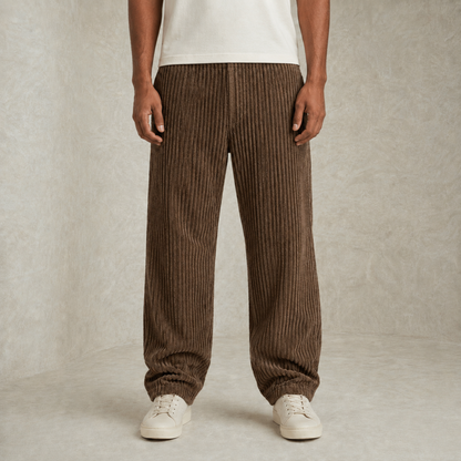 Martin | Textured z vrvico Corduroy hlače