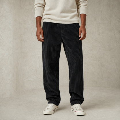 Martin | Textured z vrvico Corduroy hlače