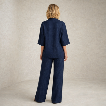 Oliviasur | lanena Blend dvodelni Komplet