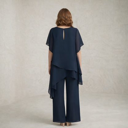 Patricia | Eleganten šifonast dvodelni komplet