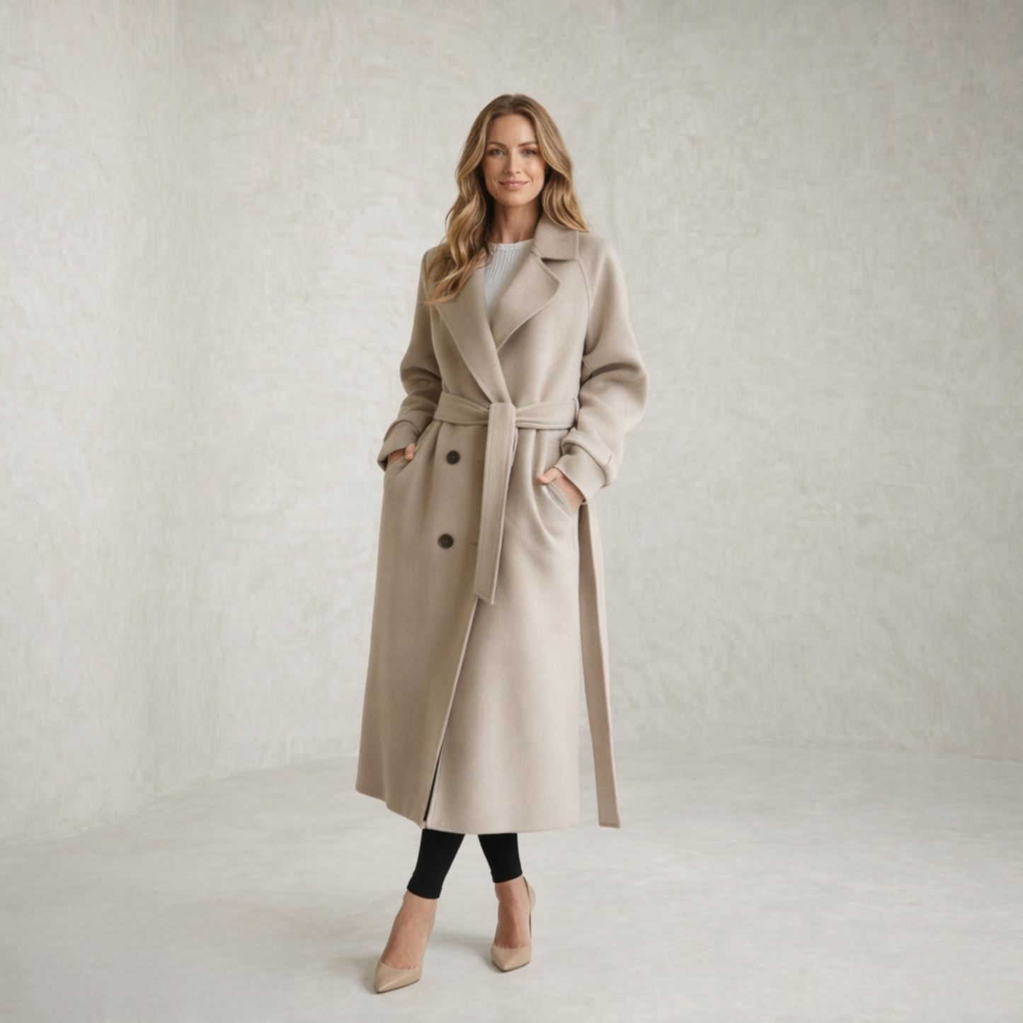 Patricia | klasična Collar plašč