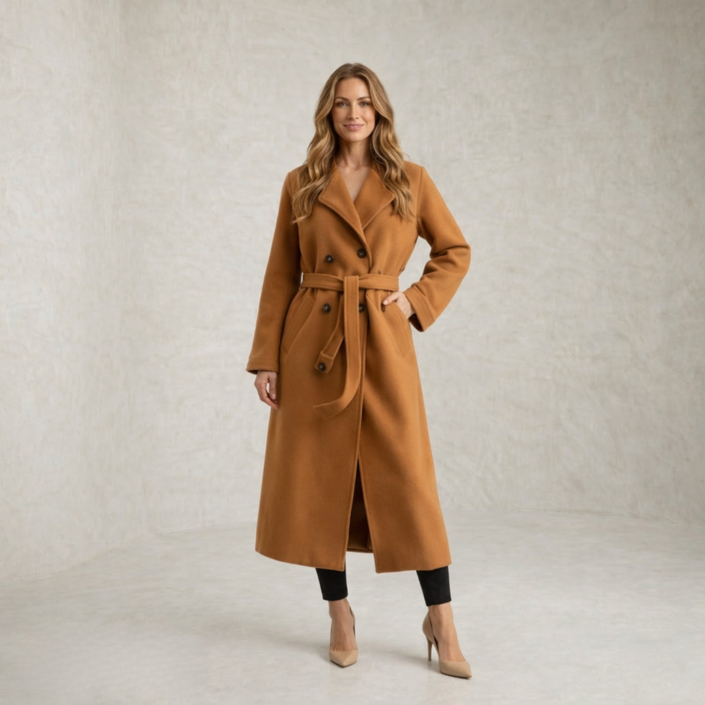 Patricia | klasična Collar plašč