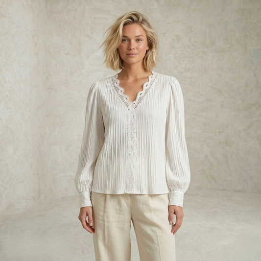 Pearl | Minimalistična pulover bluza