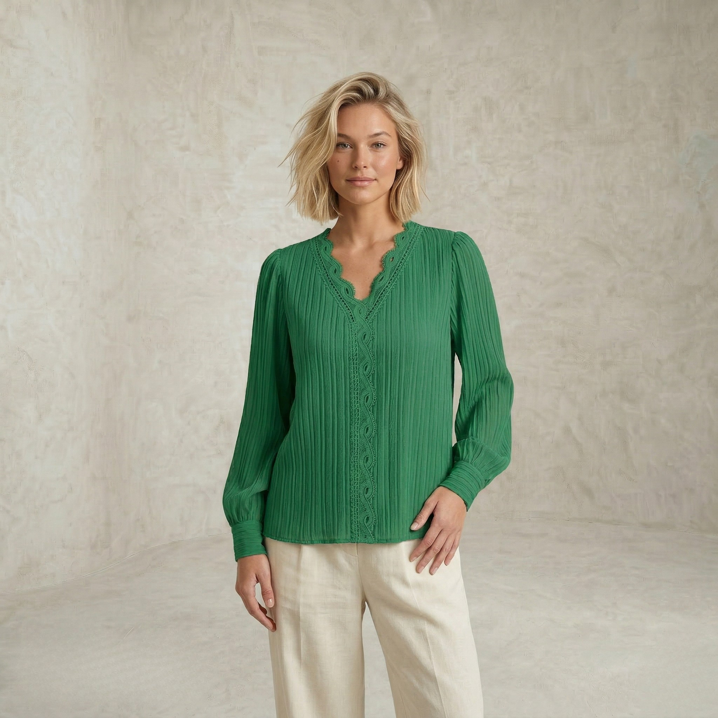 Pearl | Minimalistična pulover bluza