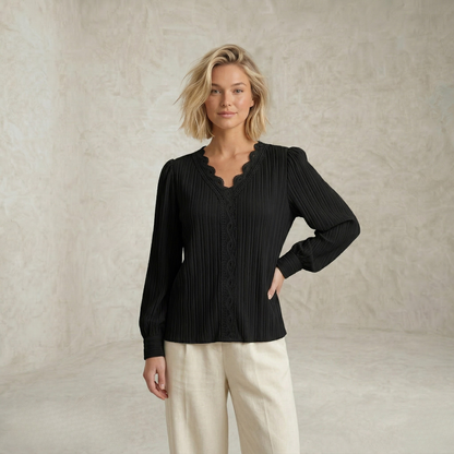 Pearl | Minimalistična pulover bluza
