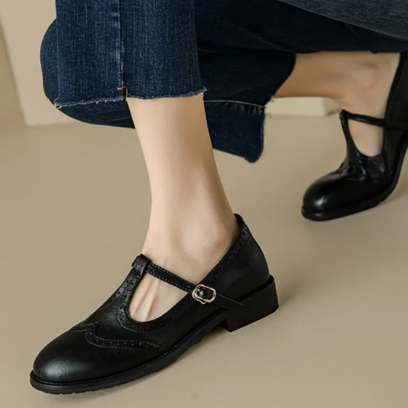 Zala | Elegantni Čevlji Mary Jane s T-paščkom