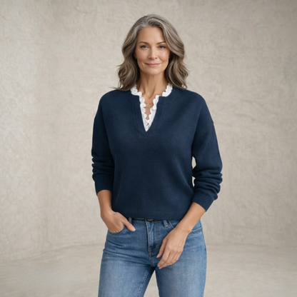 Sandra | Mehka prefinjena elegantna bluza