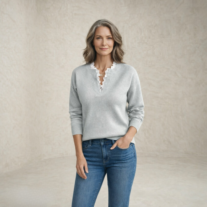 Sandra | Mehka prefinjena elegantna bluza