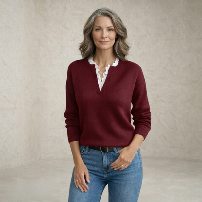 Sandra | Mehka prefinjena elegantna bluza