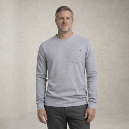 Sebastian | vafelj Pletena Pocket pulover