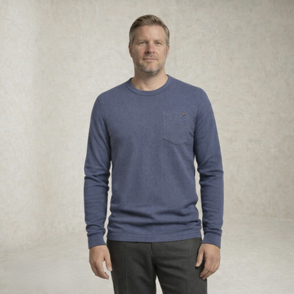 Sebastian | vafelj Pletena Pocket pulover