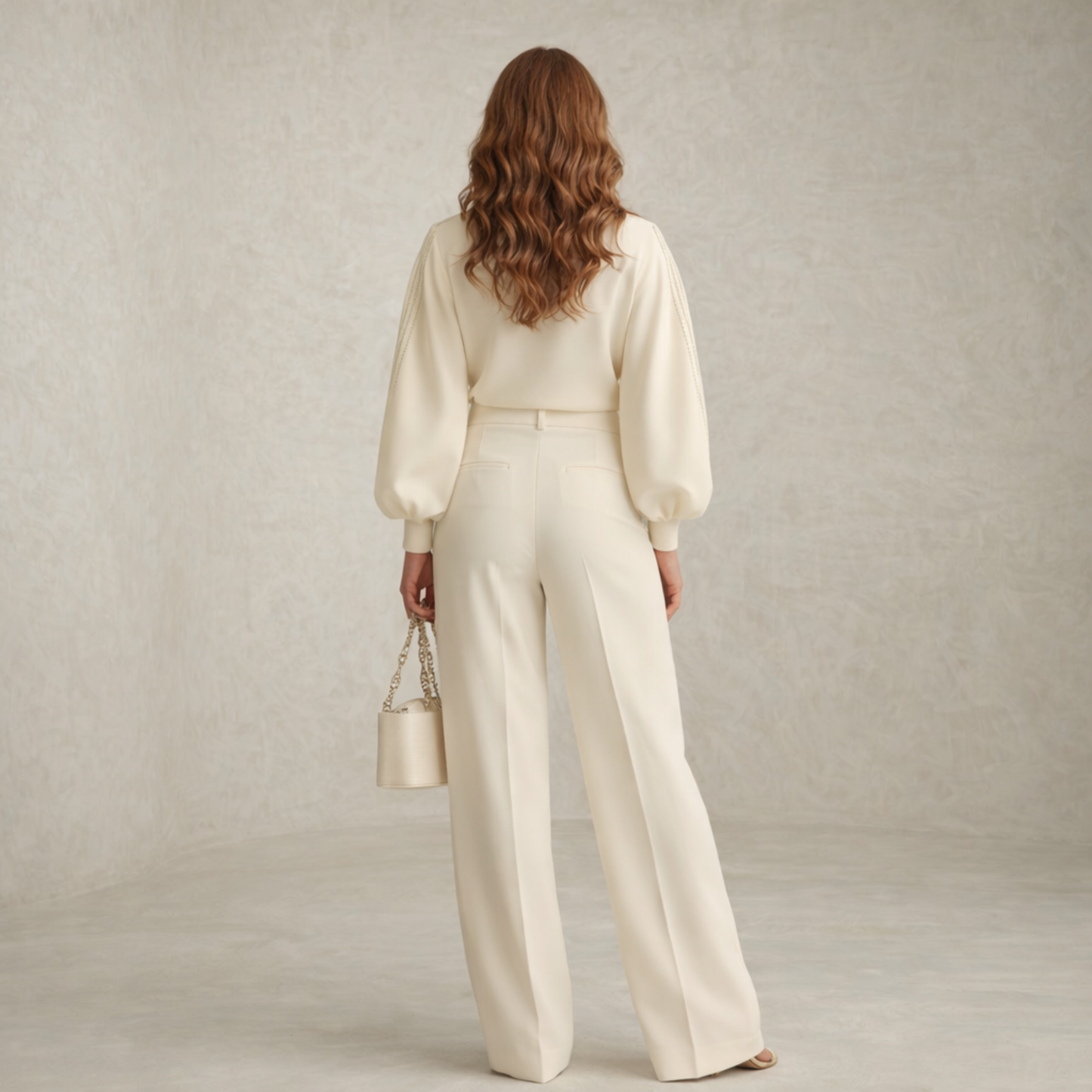 Yvonne | Eleganten rebrast komplet