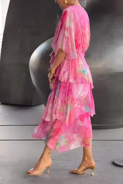 Casar | Elegantna šifonska obleka